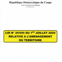 Loi AT Loi n° 25/045 du 1er juillet 2025 relative à l'aménagement du territoire