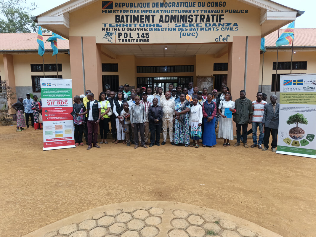 Présentation des résultats et validation de l’étude de référence foncière de 3 groupement du secteur de Bundi