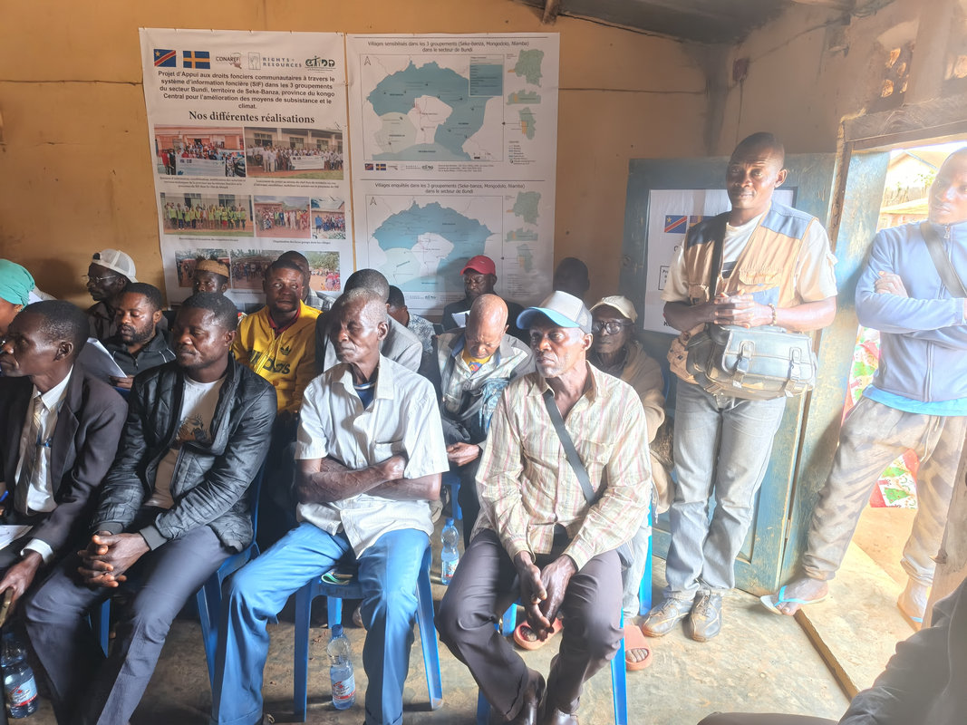 validation charte foncière dans la cité de seke banza groupement Seke banza (4)