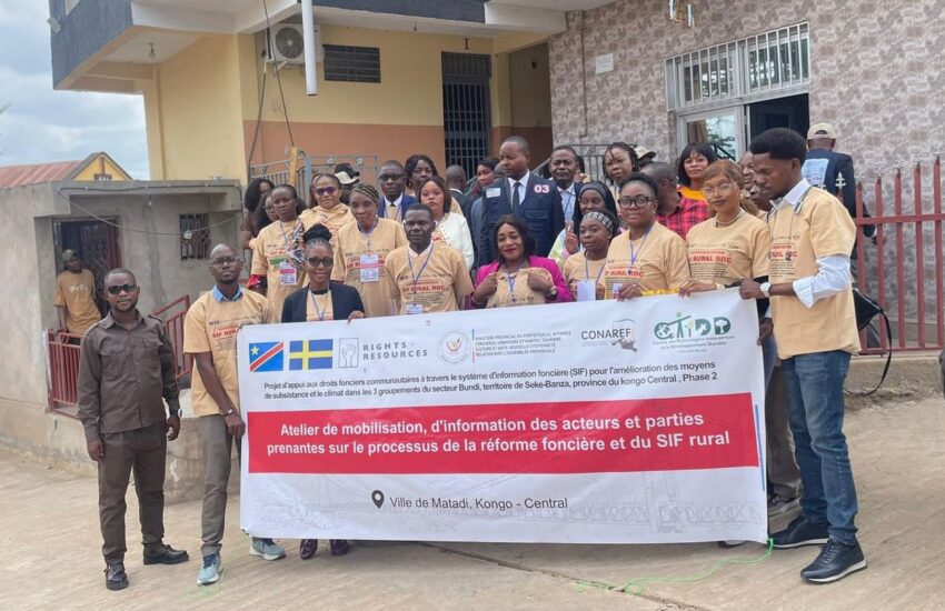 Kongo Central les acteurs provinciaux échangent sur la gouvernance foncière et le SIF rural a