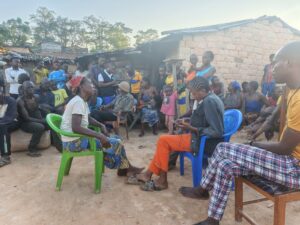 Lors de l'identification des ménages cas du village Bota