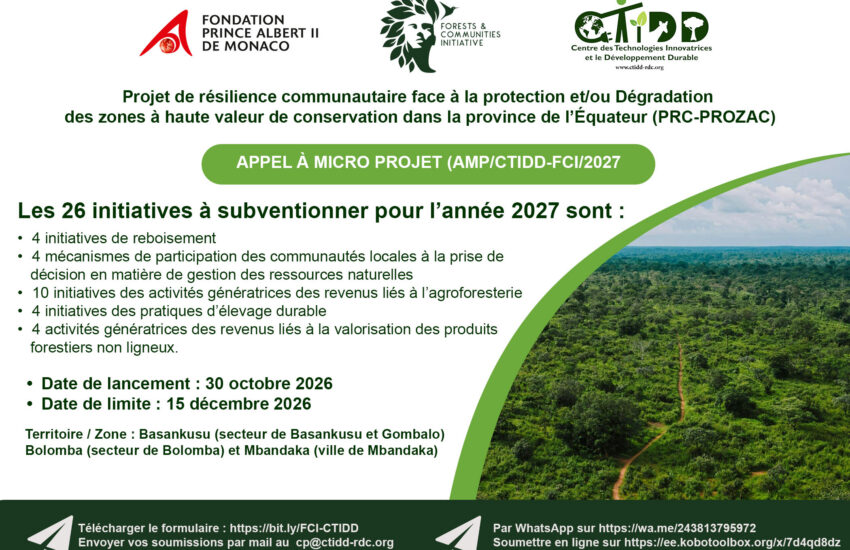 FCI ctidd Mbandaka 2027