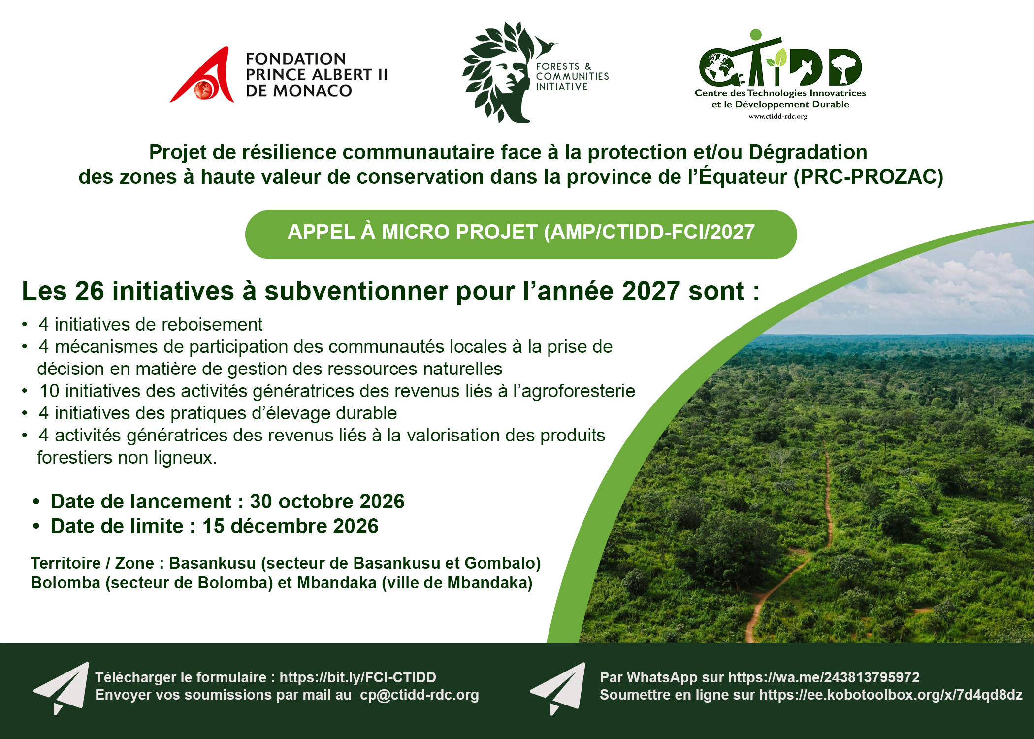 FCI ctidd Mbandaka 2027